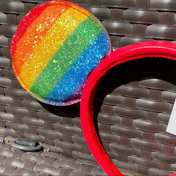 🌈Disney Rainbow Pride Minnie Ears - Picture 3 of 6